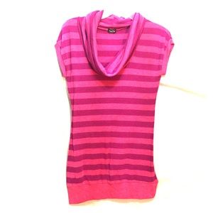 Cowl neck tunic top  sweater